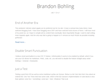 Tablet Screenshot of brandonbohling.com